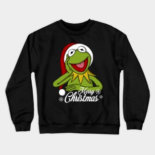 Cute Kermit Merry Christmas Crewneck Sweatshirt